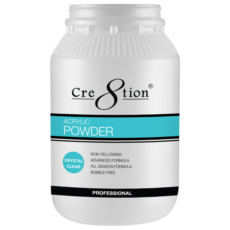 Cre8tion Acrylic Powder, 88 oz, 01392 - Crystal